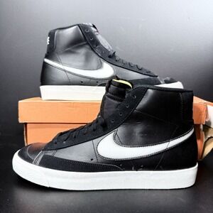 Men Nike Blazer Mid 77 Vintage NAS Spray Paint Swoosh Lifestyle Shoes FD6924-001